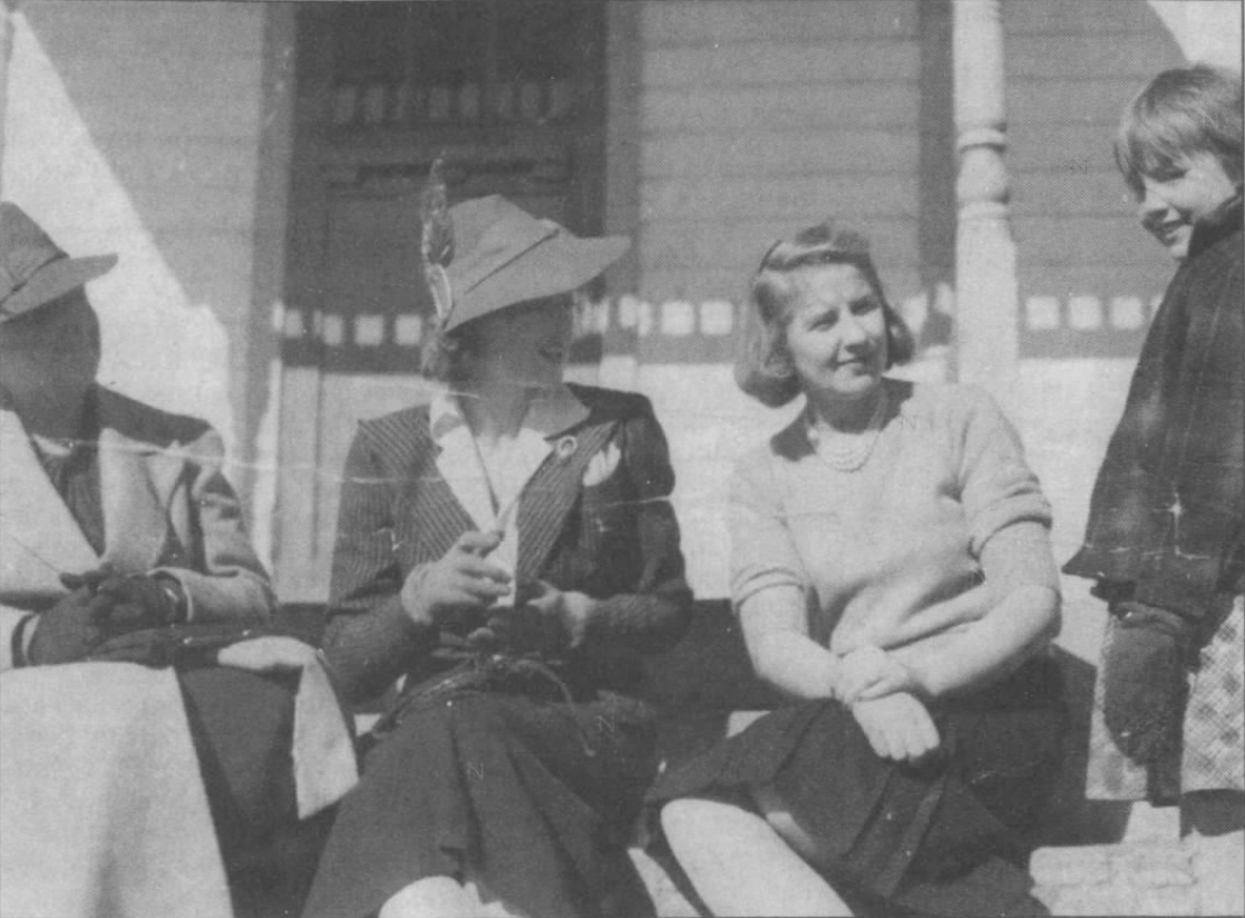 A photo from the 1940's shows Myrna Loy